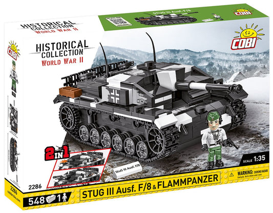 COBI STUG III Ausf. F/8 & FlammPanzer (2-n-1) : Set #2286