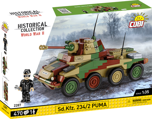 COBI Sd.Kfz. 234/2 PUMA Armored Vehicle : Set #2287