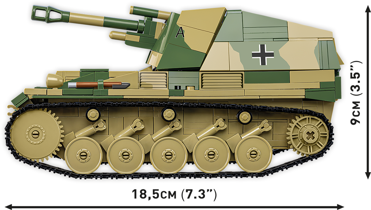 COBI EXECUTIVE EDITION SD.KFZ.124 Wespe Self-Propelled Gun : Set #2598