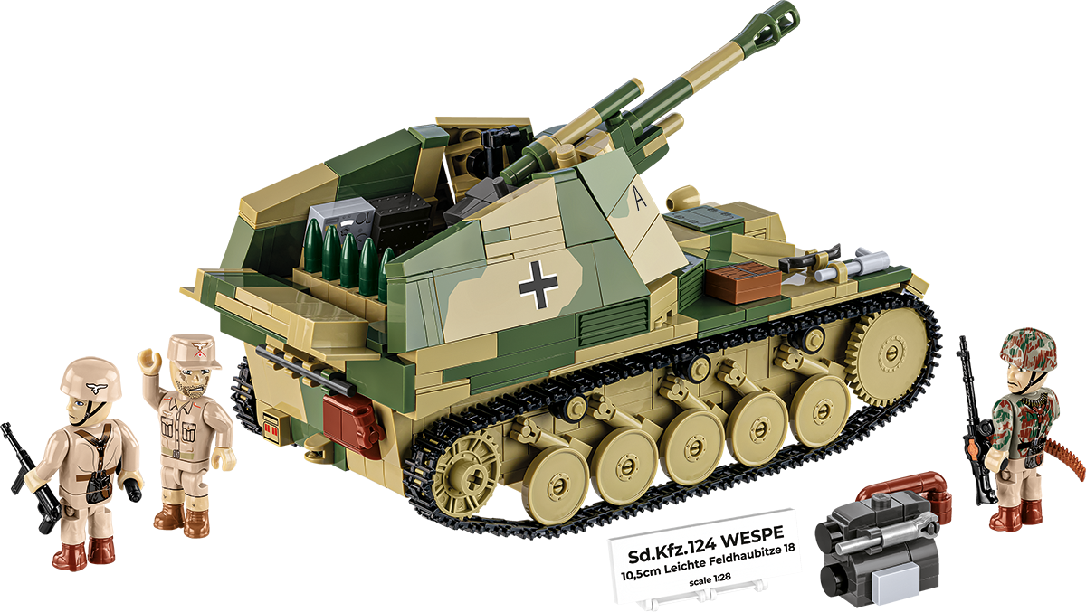 COBI EXECUTIVE EDITION SD.KFZ.124 Wespe Self-Propelled Gun : Set #2598