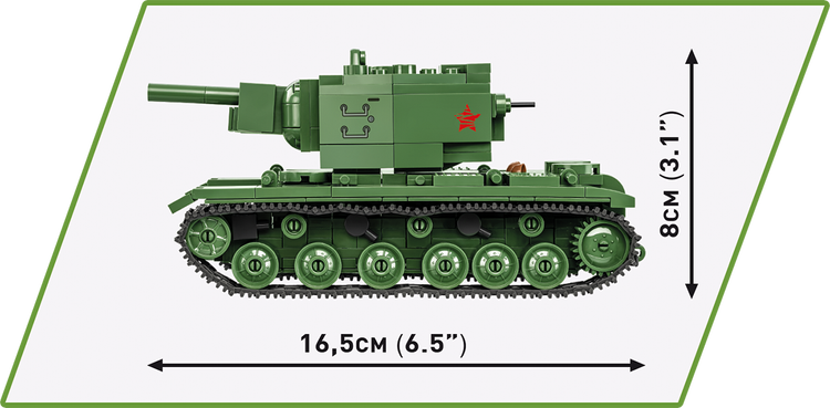 KV-2 Heavy Tank 1:48: Set #2731 Cobi