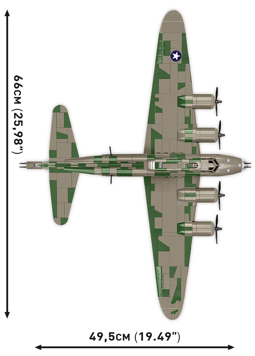 COBI EXECUTIVE EDITION Boeing B-17F Flying Fortress "Memphis Belle" : Set #5749