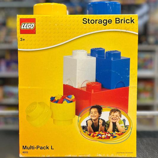 Storage Brick Multi-Pack - Red / White / Blue / Yellow (4 Pieces - 4015), 5004895